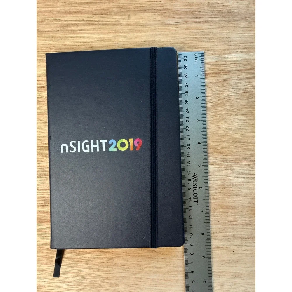 SPECTOR & CO. nSIGHT 2019 Hardcover Lined Journal Notebook Black Medium